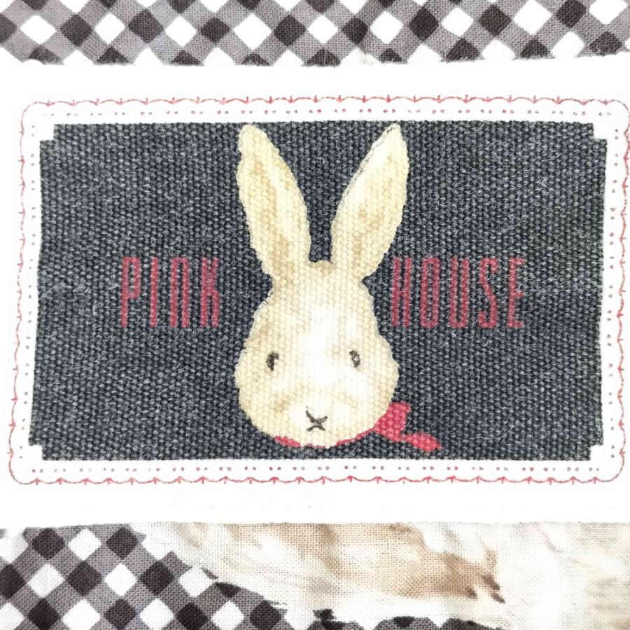 PINK HOUSE（ピンクハウス） ギンガムチェック ウサギ トランプ