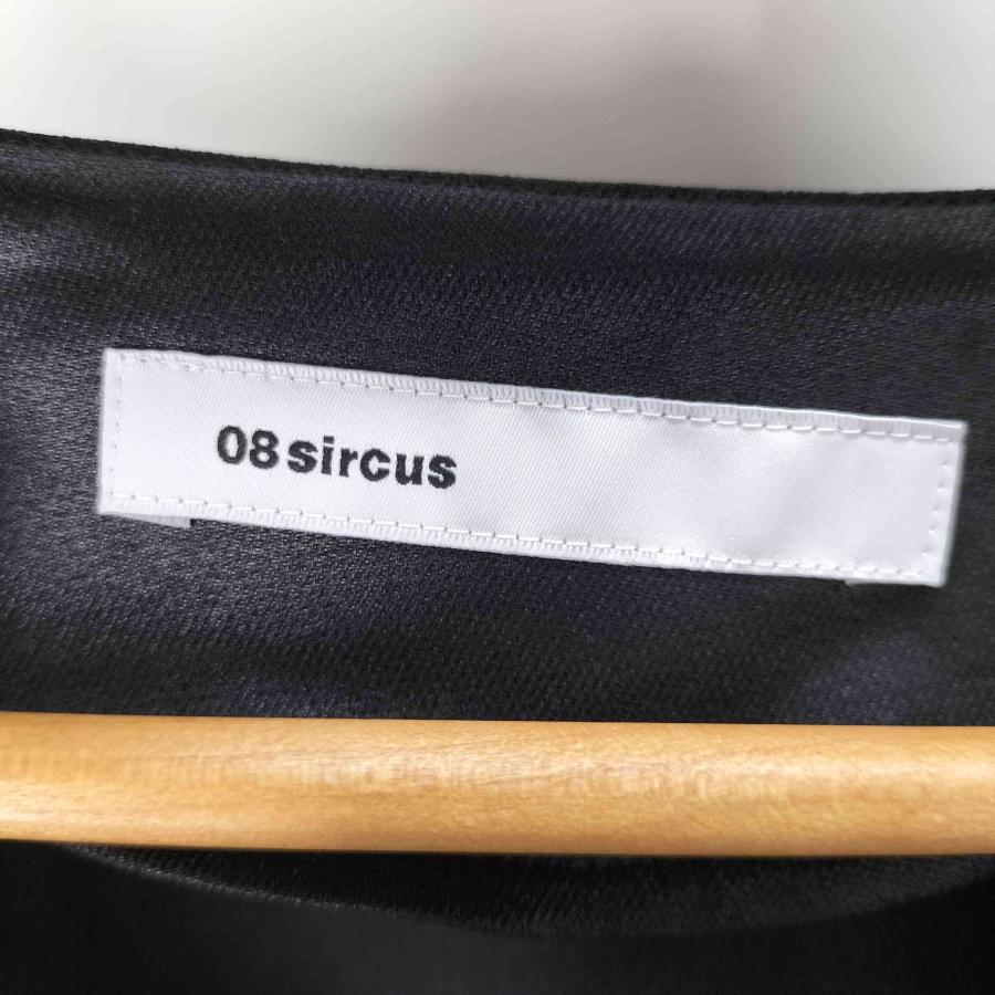 08sircus 08sircus(ゼロエイトサーカス) 22AW サテンV ネックドレープ  