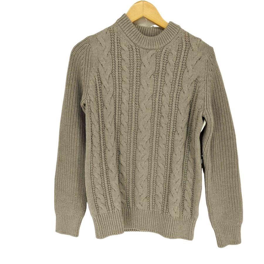 SLOANE(スローン) 5Gケーブル 畦編みクルーネック ニットセーター レディース JPN：2 【中古】【ブランド古着バズストア】 SLOANE（スローン） 5Gケーブル 畦編みクルーネック ニットセーター