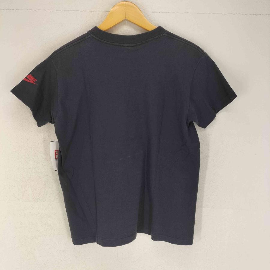 NIKE(ナイキ) 90s 銀タグ USA製 袖シングル フロントプリントクルーネックTシャツ メンズ JPN：L 【中古】【ブランド古着バズストア】 NIKE（ナイキ） 90s 銀タグ USA製 袖シングル フロントプリントクルー