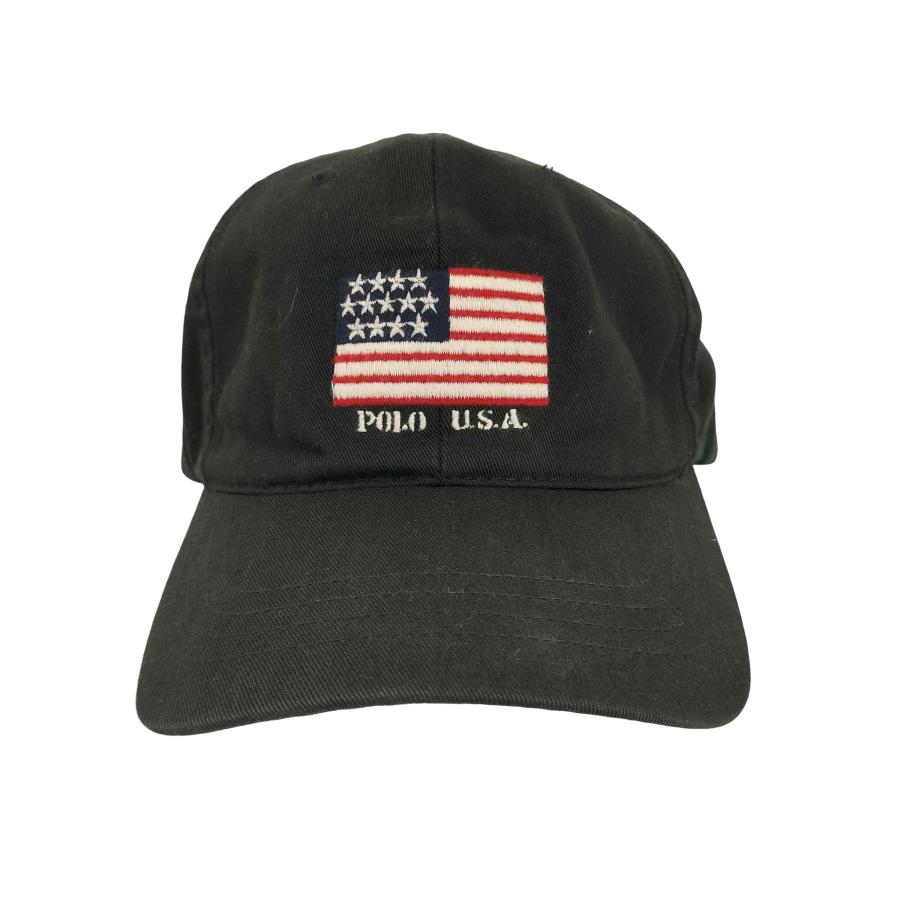 POLO SPORT RALPH LAUREN(ポロスポーツラルフローレン) 90S 星条旗 ダッドキャップ メンズ 表記無 【中古】【ブランド古着バズストア】 POLO SPORT RALPH LAUREN(ポロスポーツラルフローレン) 90S 星条旗