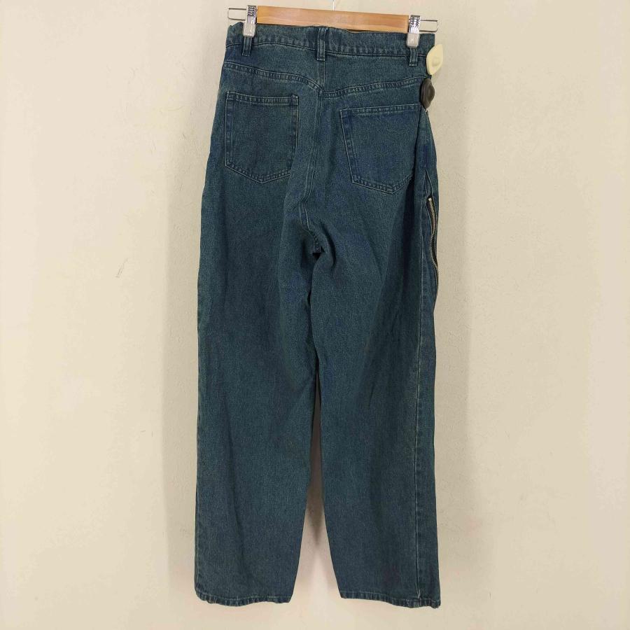 新品未使用タグ付き　【soerte】3WAYサイドジップバギーデニムパンツ 3way side-zip buggy denim pants / 3wayサイドジップバギー