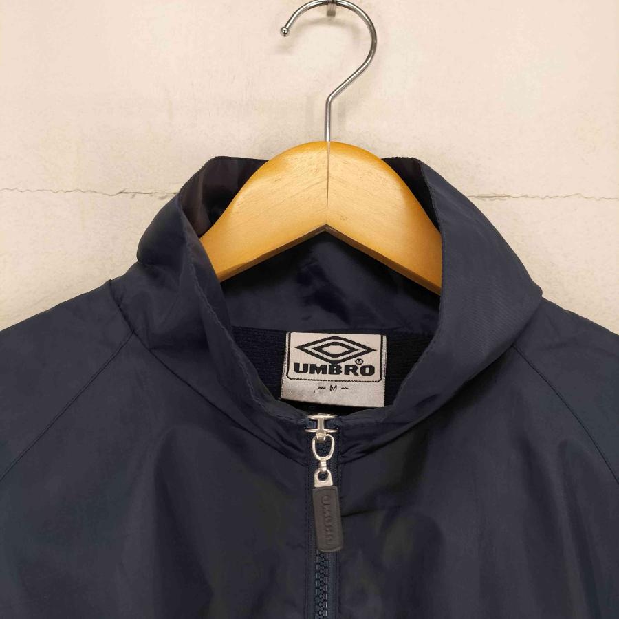 【M19】90s UMBROナイロンジャケット刺繍グレー×オリーブ2XL 9090 × umbro City Logo Nylon Jacket – YZ