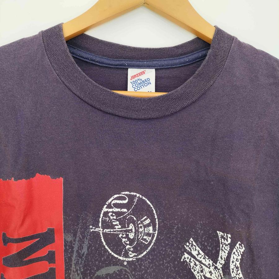 JERZEES（ジャージーズ） 90S USA製 COMBED COTTON〓1991 Tシャツ ナス