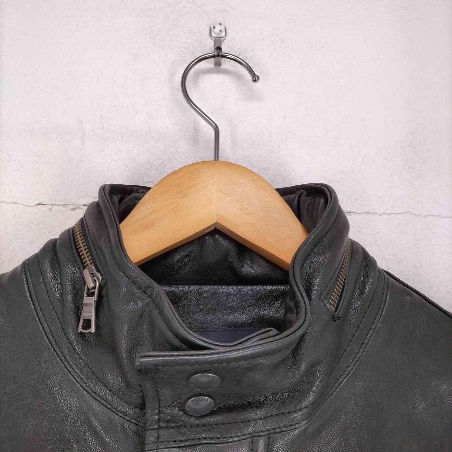 BANANA REPUBLIC（バナナリパブリック） 00S レザーミリタリージップ