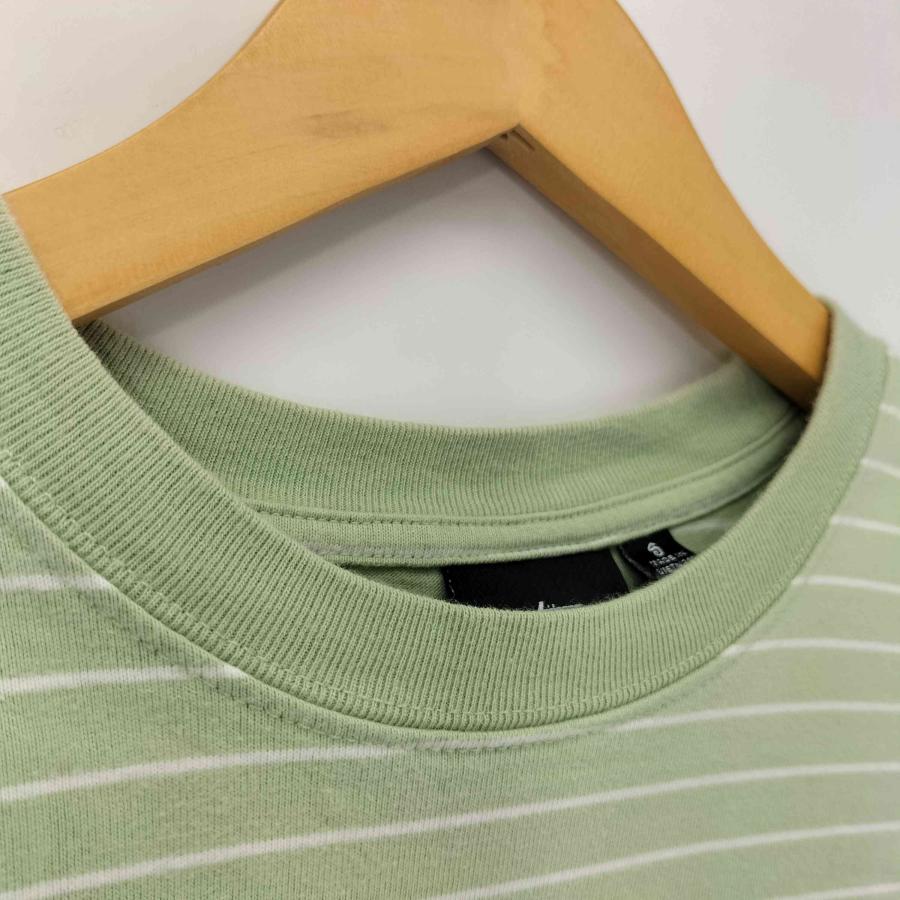 Stussy(ステューシー) Pin Striped Short-Sleeve Crew メンズ import：S 【中古】【ブランド古着バズストア】 STUSSY（ステューシー） Pin Striped Short-Sleeve Crew メンズ impo