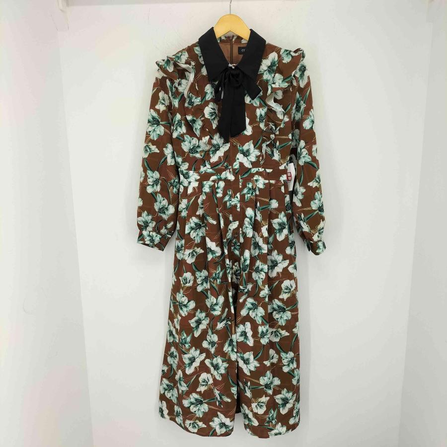 emiriawiz（エミリアウィズ） リリーフラワー襟付きロングワンピース