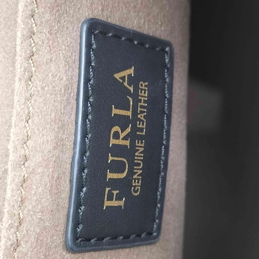FURLA FURLA(フルラ) シボ革 レザー 2WAY 巾着ショルダーバッグ