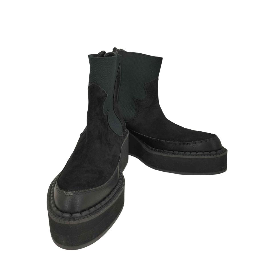 LIMI feu リミフゥ レザーブーツ LIMI feu(リミ フゥ) Light Shrink Leather B ブラック サイズ