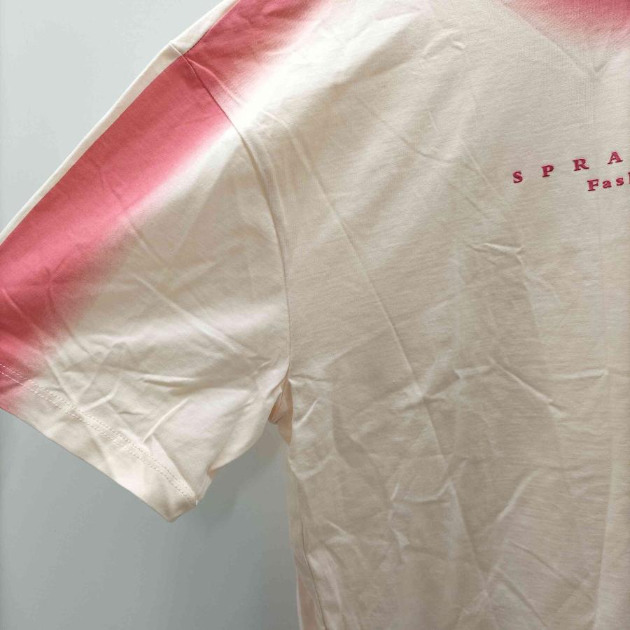 ZARA（ザラ） グラデーション スプレープリント クルーネックTシャツ 