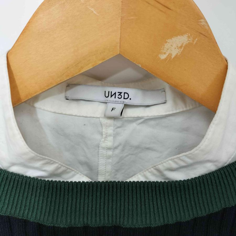 【新品】UN3D. アンスリード　オープンスリーブニットセットブラウス　2way UN3D.（アンスリード）の「オープンスリーブニットセットブラウス