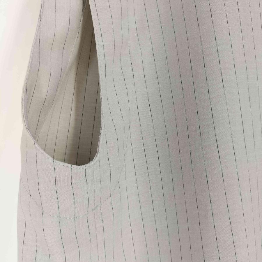 BEARDSLEY(BEARDSLEY GALLARDAGALANTE) / ストライプショートベスト/FREE/ポリエステル/GRY/ストライプ/BEZ1042104A0010/// BEARDSLEY（ビアズリー） ストライプショートベスト レディース FREE