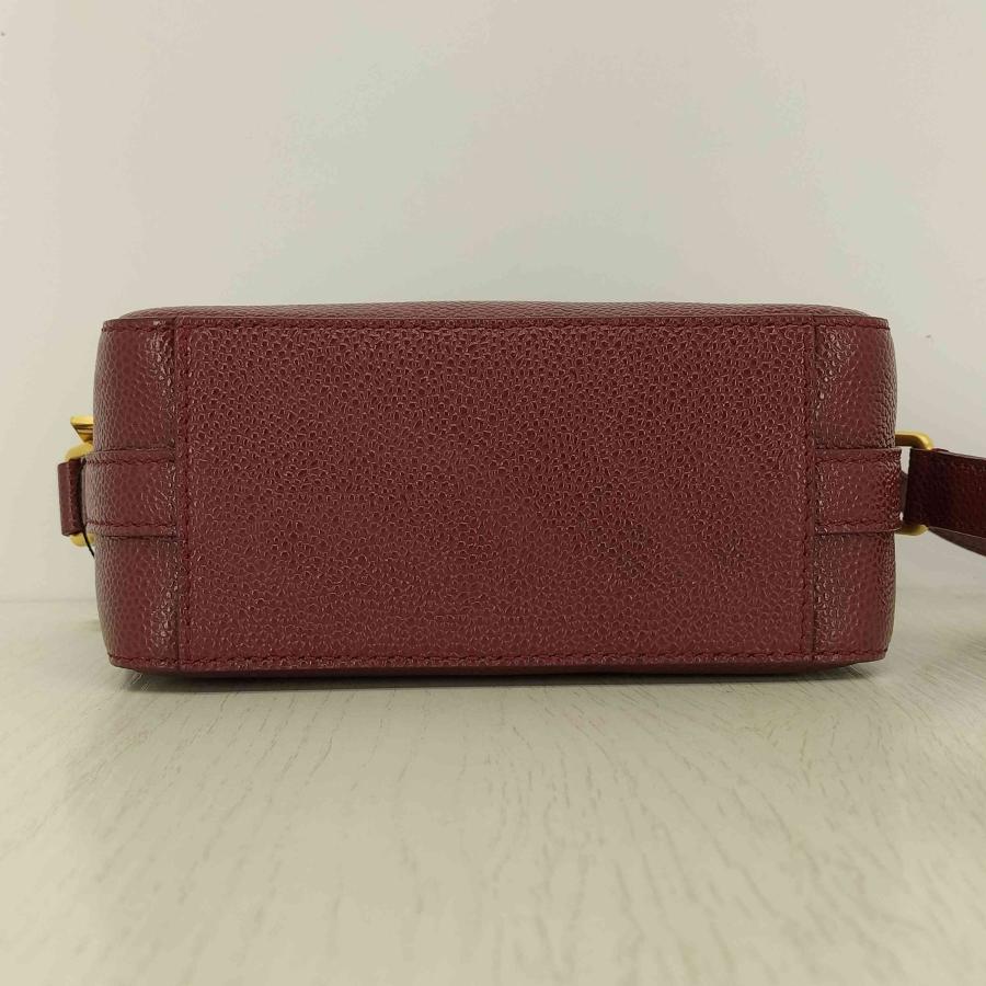 THOM BROWNE(トムブラウン) ぺブルグレインレザー BUSINESS BAG MINI レディース  O/S【中古】【ブランド古着バズストア】 THOM BROWNE（トム ブラウン） ぺブルグレインレザー BUSINESS BAG