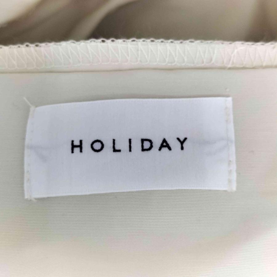 holiday(ホリデイ) ロゴ刺繍 モッズフーディーコート レディース ONE SIZE 【中古】【ブランド古着バズストア】 HOLIDAY holiday(ホリデイ) ロゴ刺繍 モッズフーディーコート
