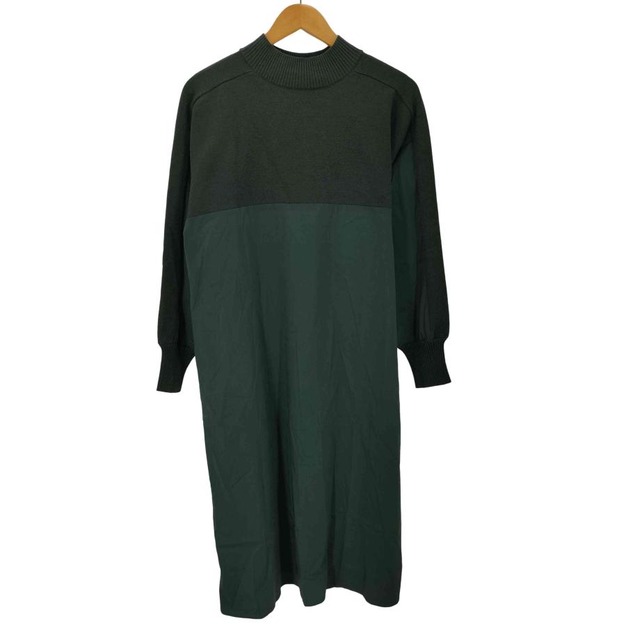 BEARDSLEY(ビアズリー) モックネックニットコンビワンピース  