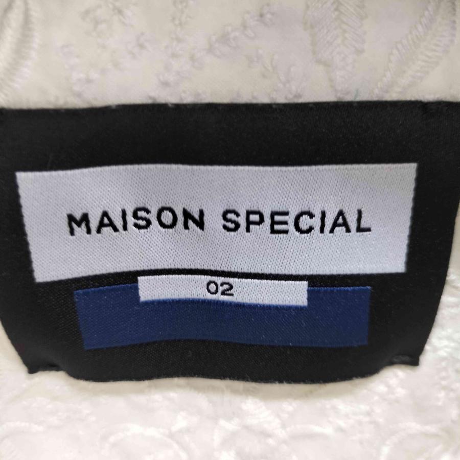 MAISON SPECIAL（メゾンスペシャル） フラワー刺繍プライムオーバー