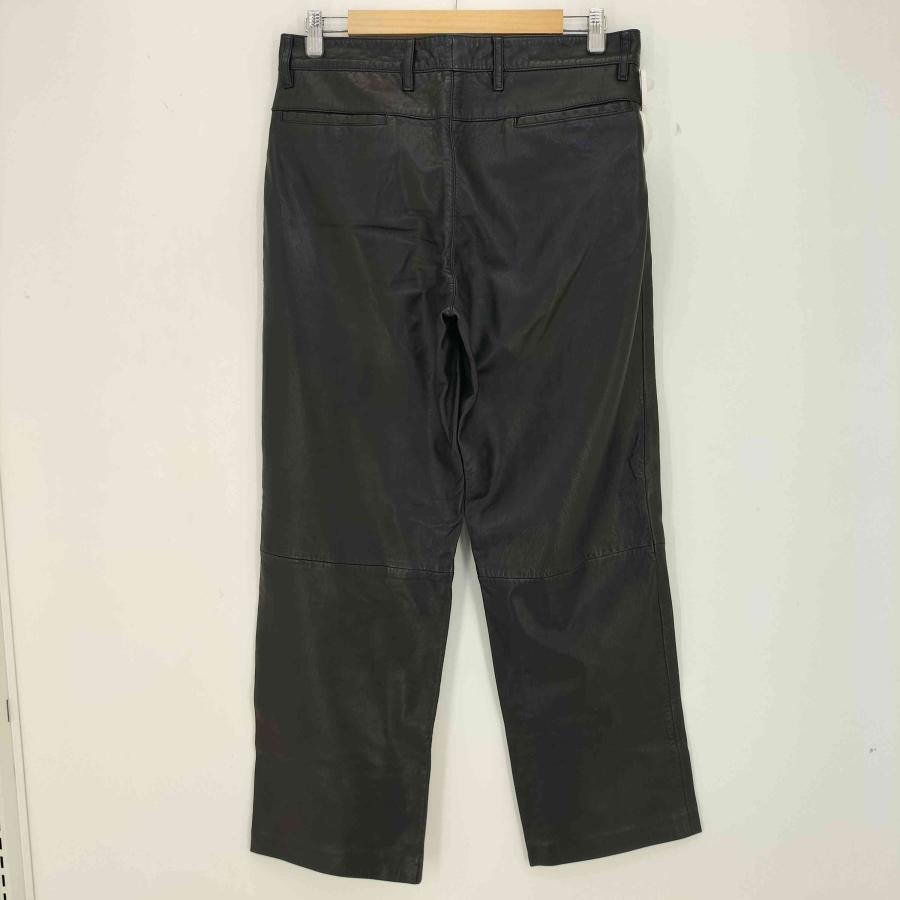 ARMANI COLLEZIONI アルマーニ ラムスキン ワイド レザーパンツ ARMANI COLLEZIONI アルマーニ ラムスキン ワイド レザーパンツ