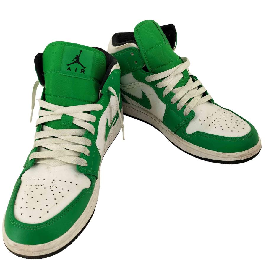 JORDAN BRAND(ジョーダンブランド) Air Jordan 1 Mid Lucky Green メンズ JPN：26.5 【中古】【ブランド古着バズストア】 JORDAN BRAND(ジョーダンブランド) Air Jordan 1 Mid Lucky Green 中古