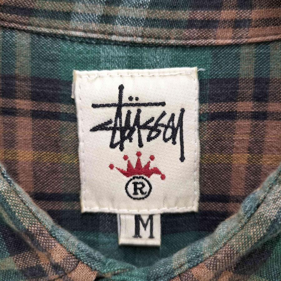 80's 90's OLD STUSSY チェックシャツ 白タグ STUSSY Stussy(ステューシー) 80s-90s 白タグ チェック柄 シャツ