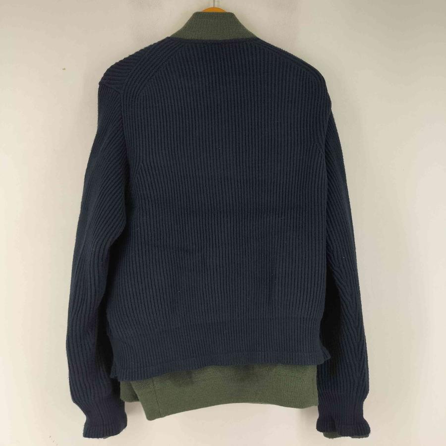 sacai Sacai(サカイ) Nylon Twill x Knit Cardigan メンズ JPN