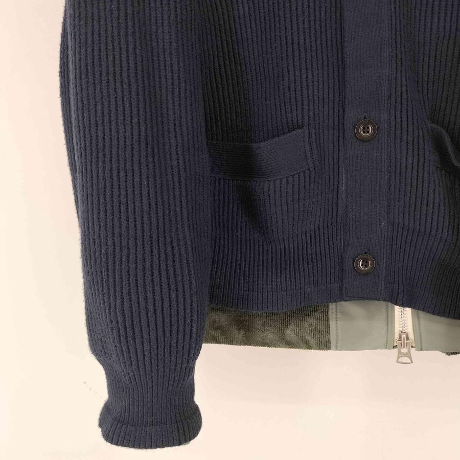 sacai Sacai(サカイ) Nylon Twill x Knit Cardigan メンズ JPN：2 中古