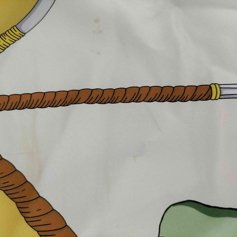 USED古着(ユーズドフルギ) シルク100 キャラクタースカーフ レディース