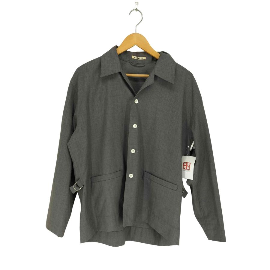 AURALLE オーラリー長袖ジャケットシャツ