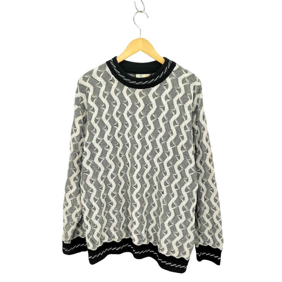 90s オーストラリア製 COOGI コットンニット 3Dニット 単色 ビギー 90's COOGI 3Dニットセーター | オーストラリア製 - 古着屋