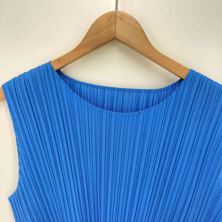 ISSEY MIYAKE(PLEATS PLEASE) プリーツプリーズノースリ 中古・古着通販】PLEATS PLEASE プリーツノースリーブカットソー