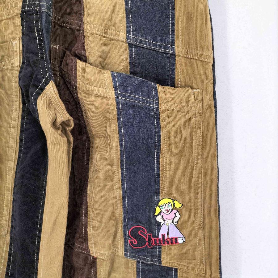 USED古着(ユーズドフルギ) {{stuka}} パッチワークワイドパンツ import