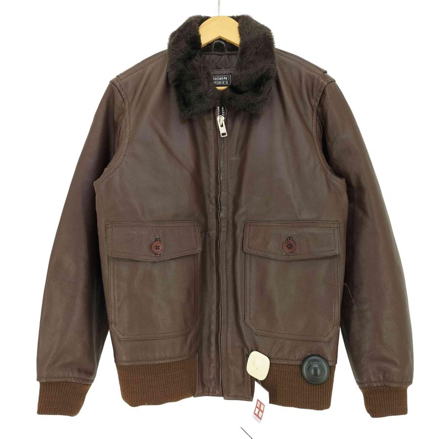 HORN WORKS(ホーンワークス) 本革 G-1フライトジャケット メンズ L