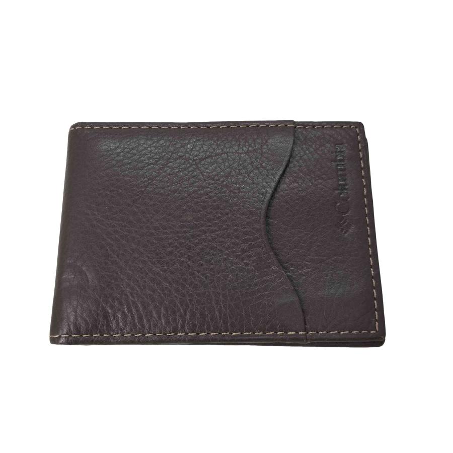 Columbia（コロンビア） リアルレザー二つ折り マネークリップ財布