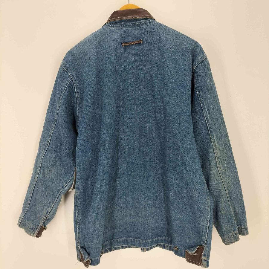 CELINE◇ボアデニムジャケット/Gジャン/S/デニム/BLU/無地 2025