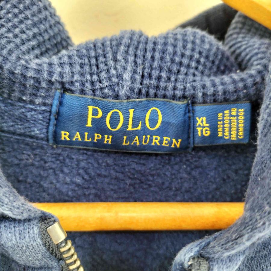 ラルフローレン 現行タグ ジップアップパーカー　ブラック　刺繍　ポニー　Lサイズ POLO by Ralph Lauren 'ビッグポニー'ジップアップ パーカー Zip