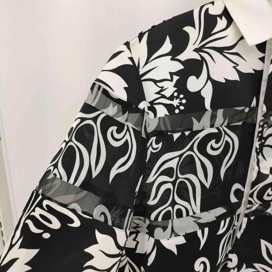 sacai（サカイ） Floral Print Rugby Shirt フローラルプリント