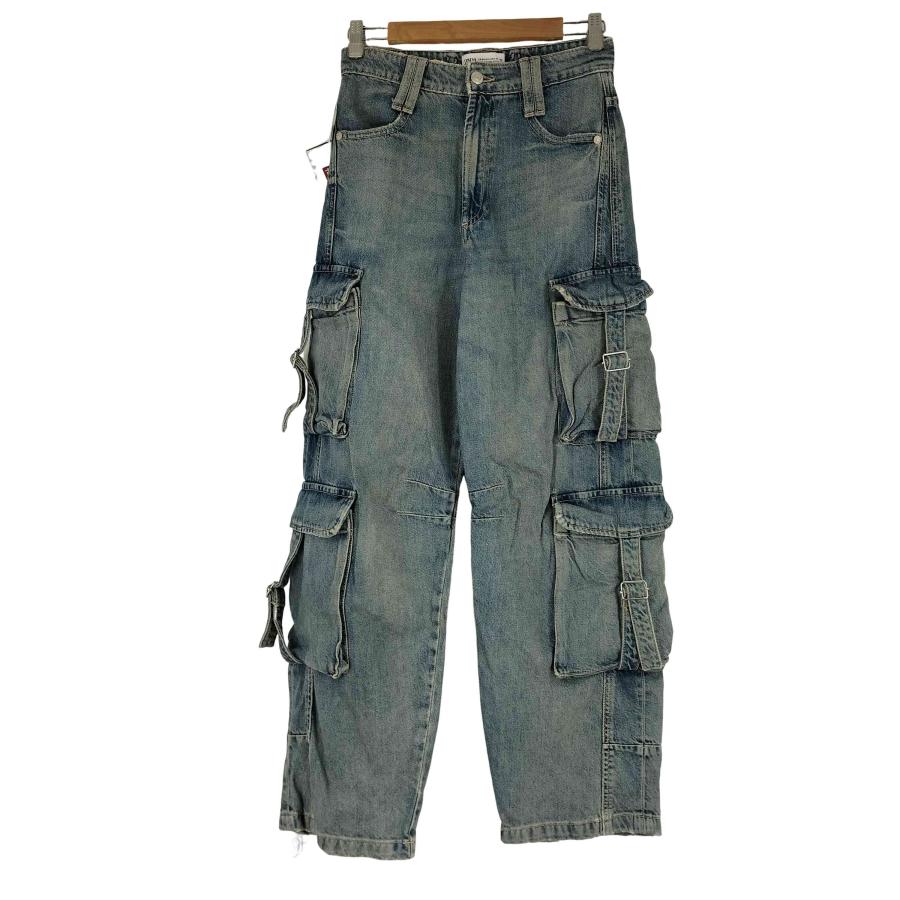 ZARA（ザラ） デニムカーゴパンツ レディース 34 中古 古着 0444