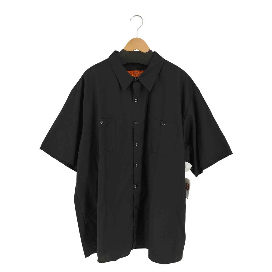 【激レア・美品】鹿島アントラーズ RED KAP ワークシャツ 半袖 ネイビー RED KAP（レッドキャップ） 半袖シャツ 春夏用 M-XL 大きいサイズ