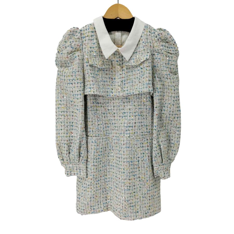 dazzlin（ダズリン） ツイードドッキングミニワンピース レディース