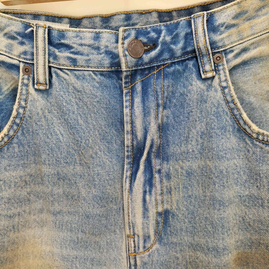 ZARA（ザラ） バギーフィットジーンズ ダーティー加工ルーズバギー