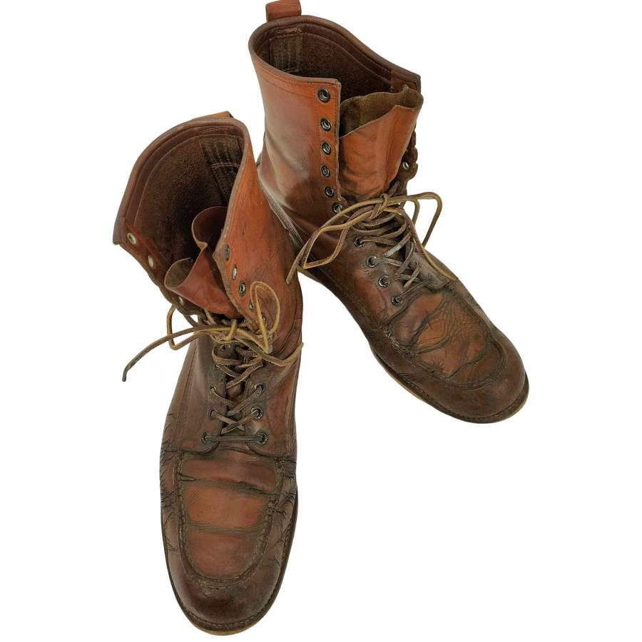 限定値下げ レア 犬タグ Red Wing ワークブーツ 83年製 四角犬タグ RED WING 899 ロガーブーツ ワークブーツ