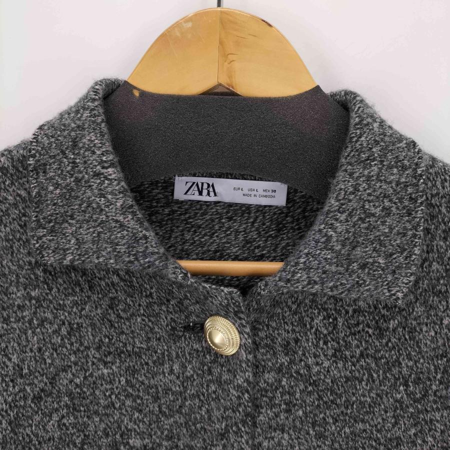 ZARAゴールドボタンニットジャケット ZARA ゴールドボタンニットジャケット - メルカリ