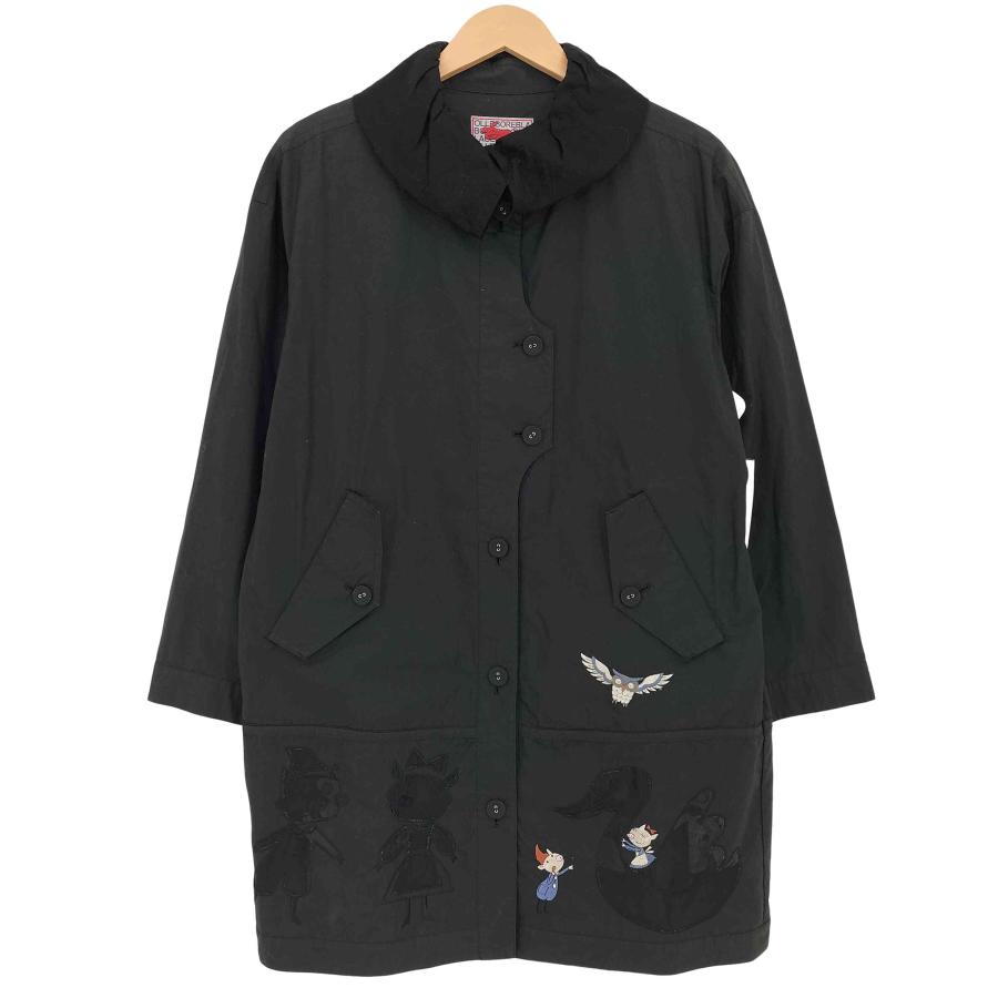 OLLEBOREBLA(アルベロベロ) オレボレブラ ブタさん フクロウ アヒル シアー素材切替 ビックカラー ハーフコート レディース 表記無 【中古】【ブランド古着バズストア】 OLLEBOREBLA（オレボレブラ） OLLEBOREBLA(アルベロベロ) ブタさん