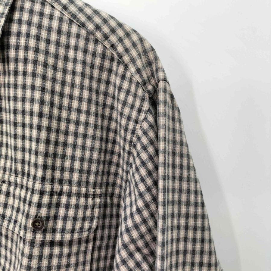 GAP（ギャップ） 90S OLD 紺タグ コットン チェック柄 長袖シャツ 両胸