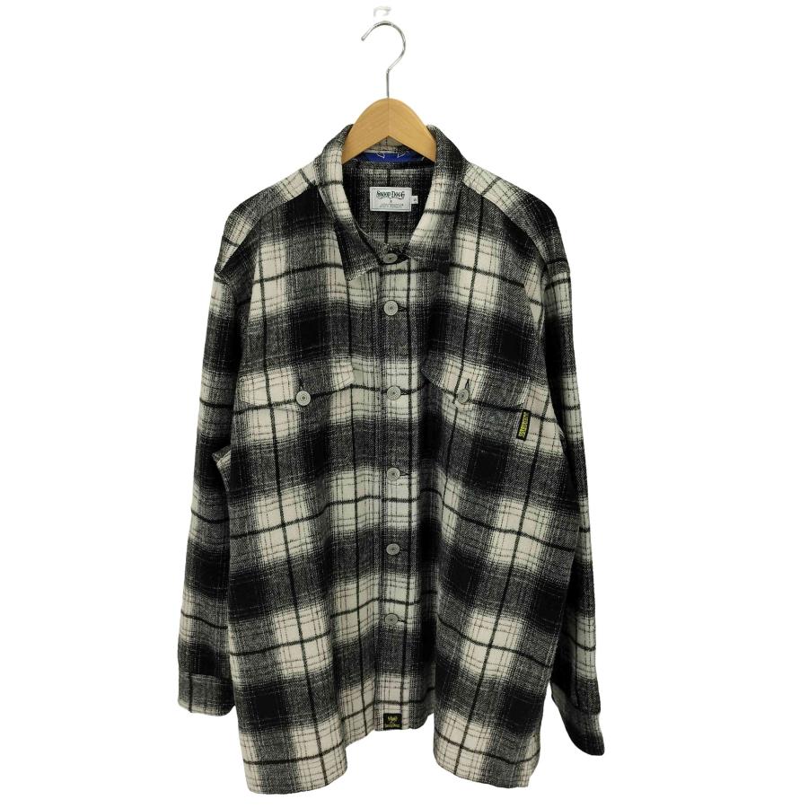 SNOOP DOGG(スヌープドッグ) オーバーサイズ ネルチェックシャツ メンズ import：S 【中古】【ブランド古着バズストア】 SNOOP DOGG(スヌープドッグ) オーバーサイズ ネルチェックシャツ