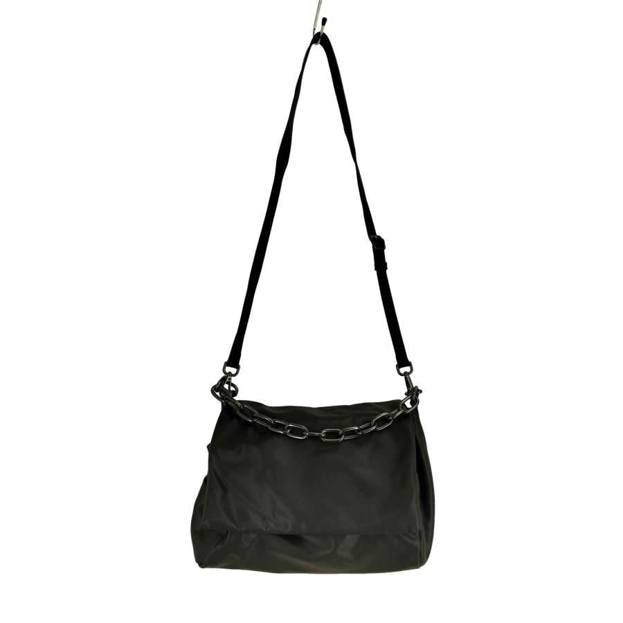 ZARA（ザラ） フェイクレザー チェーン クロスボディバッグ メンズ