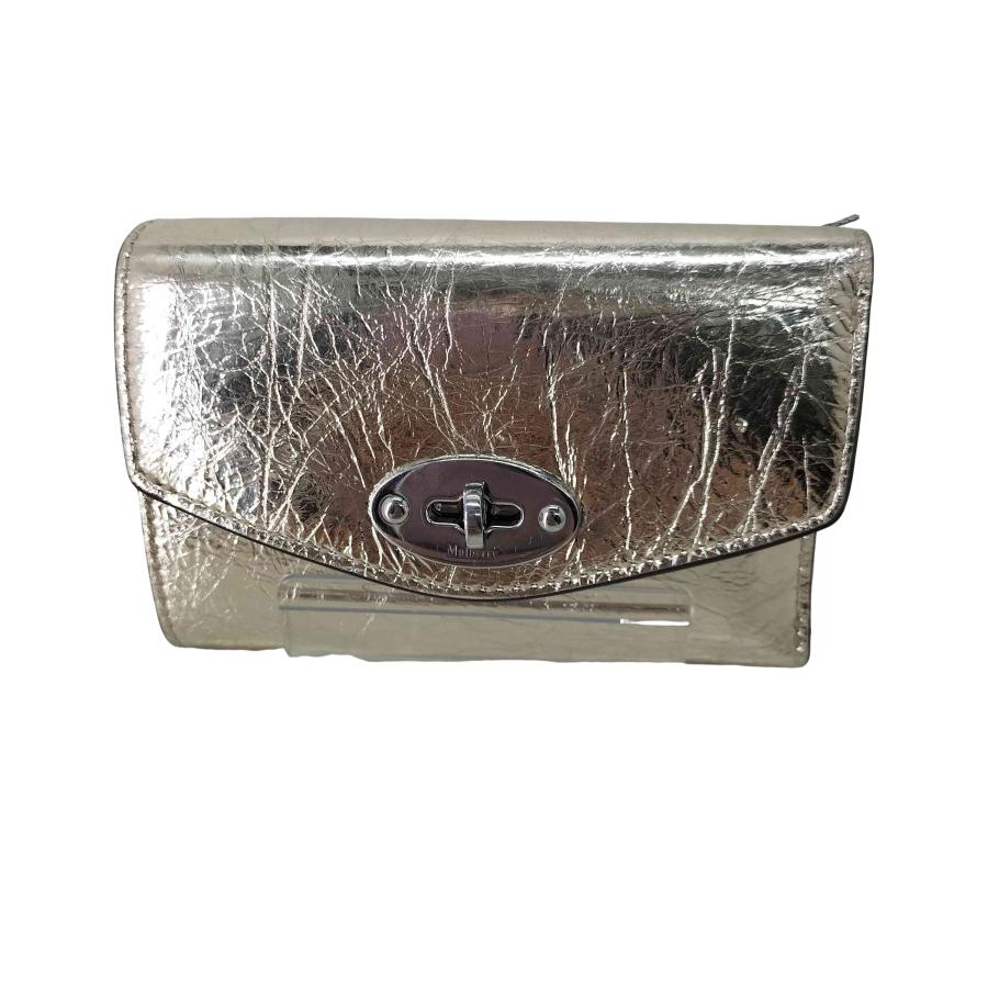 Mulberry(マルベリー) ダーリー フォールデッド マルチカード ウォレット クリンクル加工 三つ折り財布 レディース 表記無 【中古】【ブランド古着バズストア】 Mulberry（マルベリー） ダーリー フォールデッド マルチカード