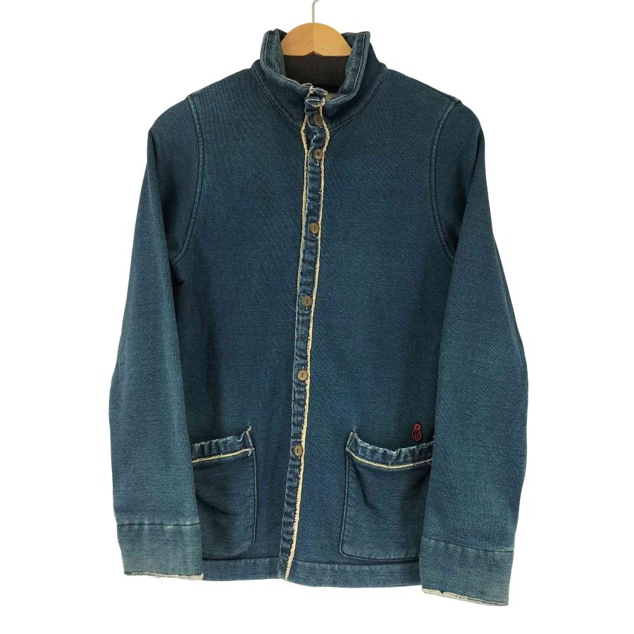 PALLAS PALACE(パラスパレス) ハイネック インディゴ スウェットジャケット レディース 表記無 【中古】【ブランド古着バズストア】 Pal'las Palace（パラスパレス） PALLAS PALACE(パラスパレス