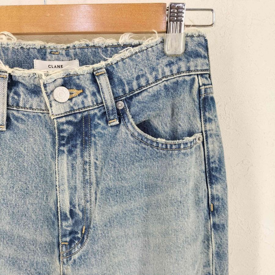 CLANE（クラネ） CRASH DENIM PANTS クラッシュ デニムパンツ