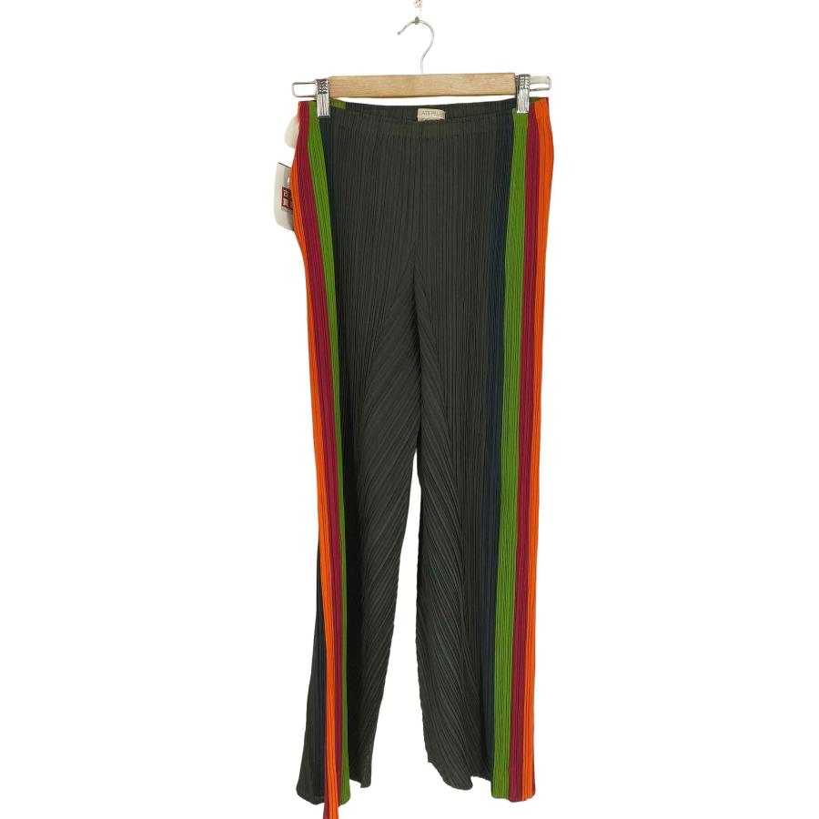 新品同 希少 プリーツプリーズ イッセイミヤケ ガウチョパンツ マルチ