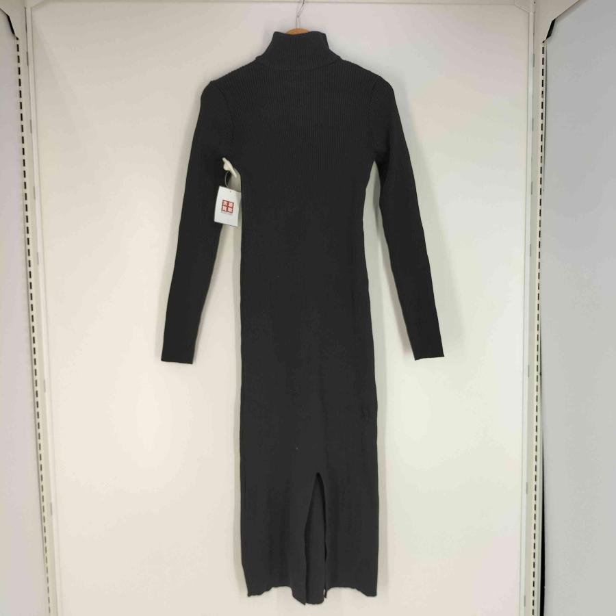 USED古着(ユーズドフルギ) {{ESICA}}ハーフジップ リブ ロング  